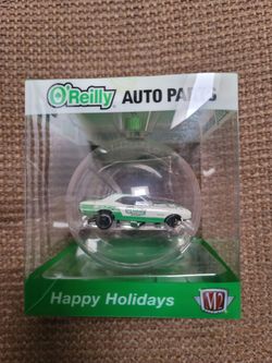 2023 M2 Machines Oreilly Exclusive 1971 Dodge Challenger Christmas Ornament New