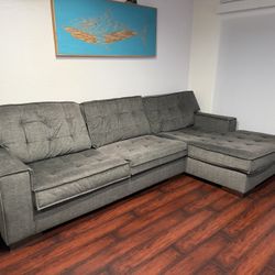 Couch with chaise