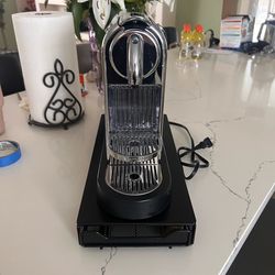 Nespresso Coffee Machine w/ Capsule Drawer