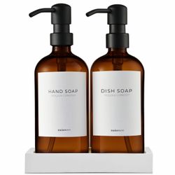 Maisonovo Margaux Collection Soap Dispenser Set