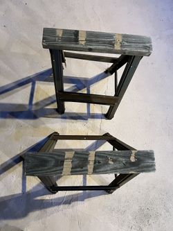 2 foldable Saw horses in good condition