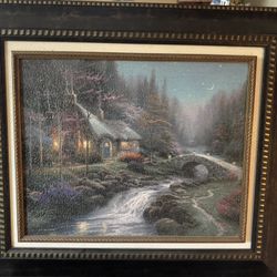 Thomas Kinkade Certified Painting. 20x16. 