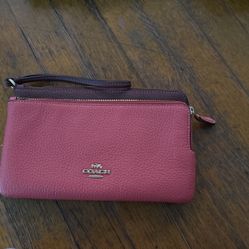 Coach double zip 