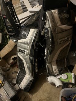 Used DR Hockey Goalie Leg Pads