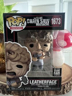 Funko Pop Leatherface #1673 hottopic sacre fair