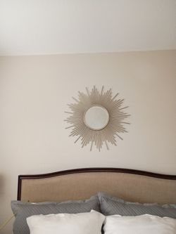 36 Diameter Sunburst Mirror