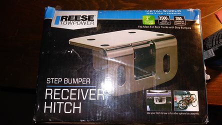 Reese step bumper receiver hitch