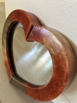 Barro Heart-shaped Mexican mirror