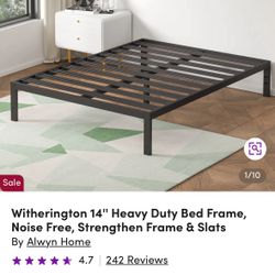 Black Metal Bed Frame