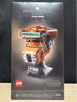 STARWARS LEGO Princess Leia (Boushh) 670 Pieces - Partially Built
