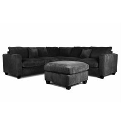 Sectional Sofa With Ottoman Brand New