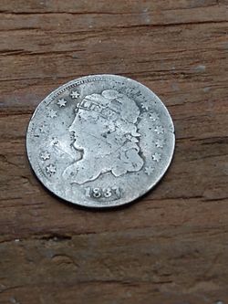1837 Capped Bust Half Dime. Large 5C