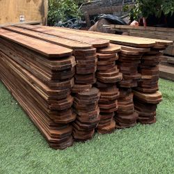 1”x6”x 6’ Redwood Fencing Boards 