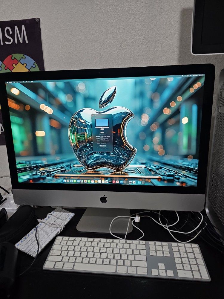 27 Inch Apple iMac MacOs Sequoia 15.7.2 16gb Ram 1tb 