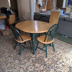 Dining Table Set With 6 Coordinating Chairs