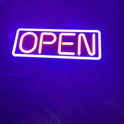 led open sign