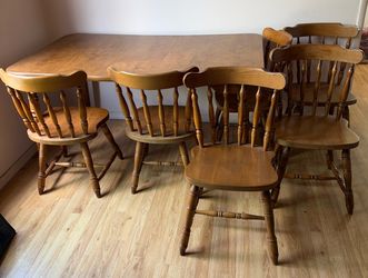 Free 6 chair dining room set