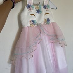 Unicorn Dress Size 5