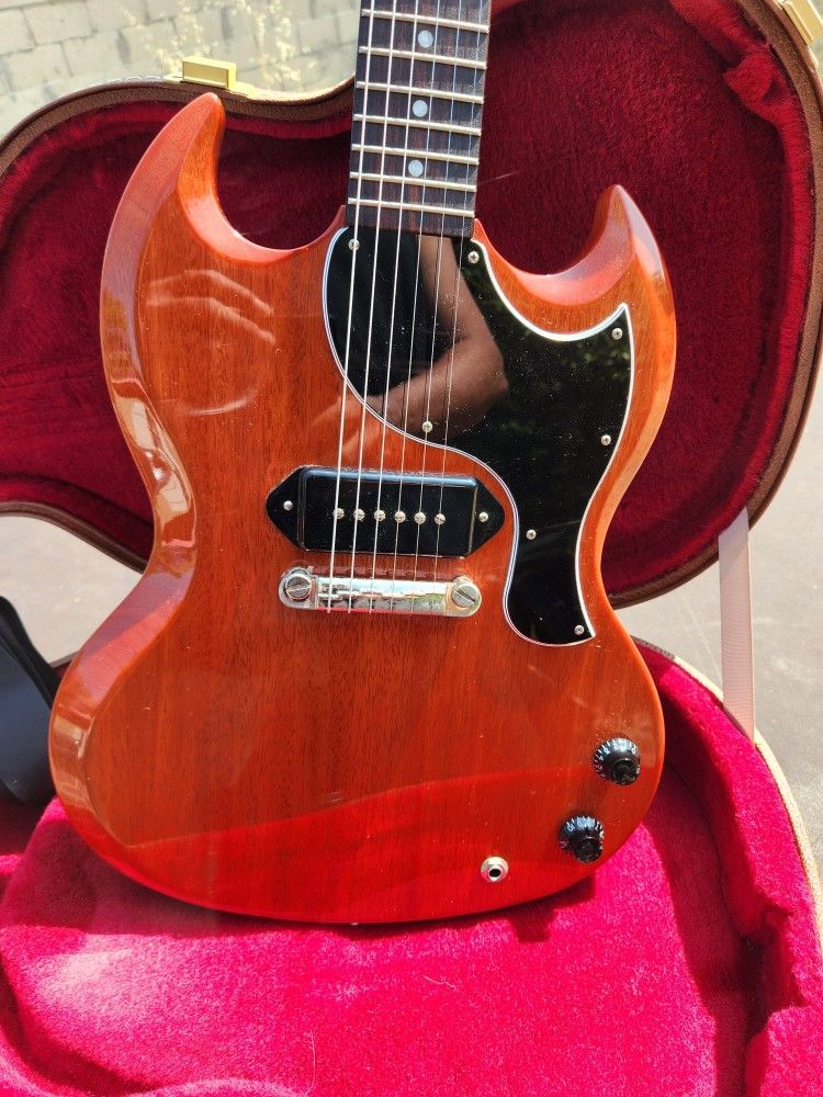 Gibson SG Junior 2021 JR w OHSC Single P90 Vintage Heritage Cherry