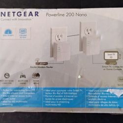 NETGEAR Powerline 200Mbps Nano Adapter - Starter Kit 