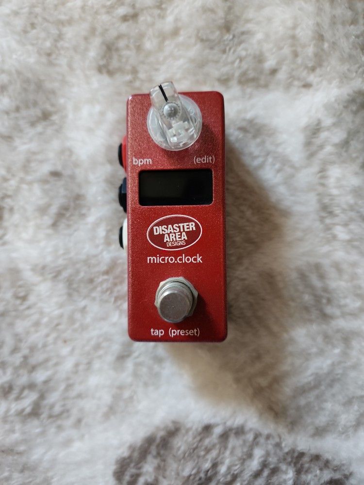 Disaster Area Microclock Pedal