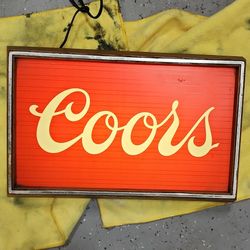 Vintage Coors sign
