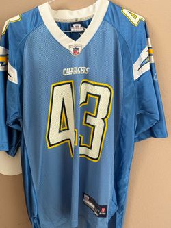 GORGEOUS   SPROLES NFL CHARGERS OFICIAL JERSEY  GENDER MENS  SIZE MM BRAND REEBOK