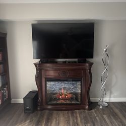 Fireplace commode/furniture piece