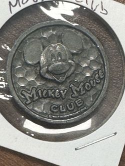 Vintage Mickey Mouse Club token by Montgomery Ward