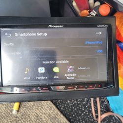 Car Stereo  Pineer  Avh 4000 Nex Bluetooth  USB  Toch Screen 