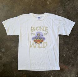Vintage Bone To Be Wild Graphic T-Shirt