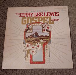 Jerry Lee Lewis Gospel Album Vinyl LP