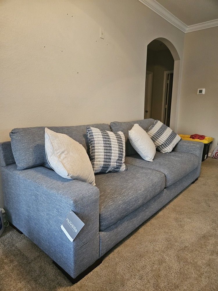 Couch And Accent Pillows