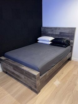 Bed Frame (full size) & Matching Dresser