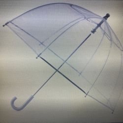 BUBBLE UMBRELLA WITH DOME CANOPY (CLEAR) ☂️