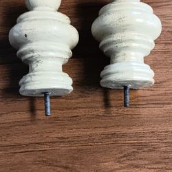 Antique White Post  Tops
