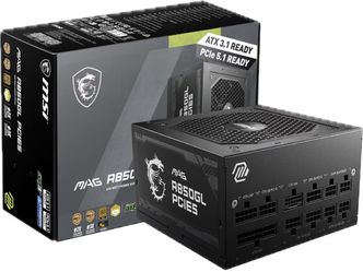 MSI MAG A850GL PCIE5 850W Power Supply — Brand New, 80+ Gold, Fully Modular