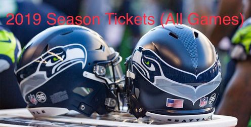2019 Seattle Seahawks Season Tickets to All Regular Season Home Games
