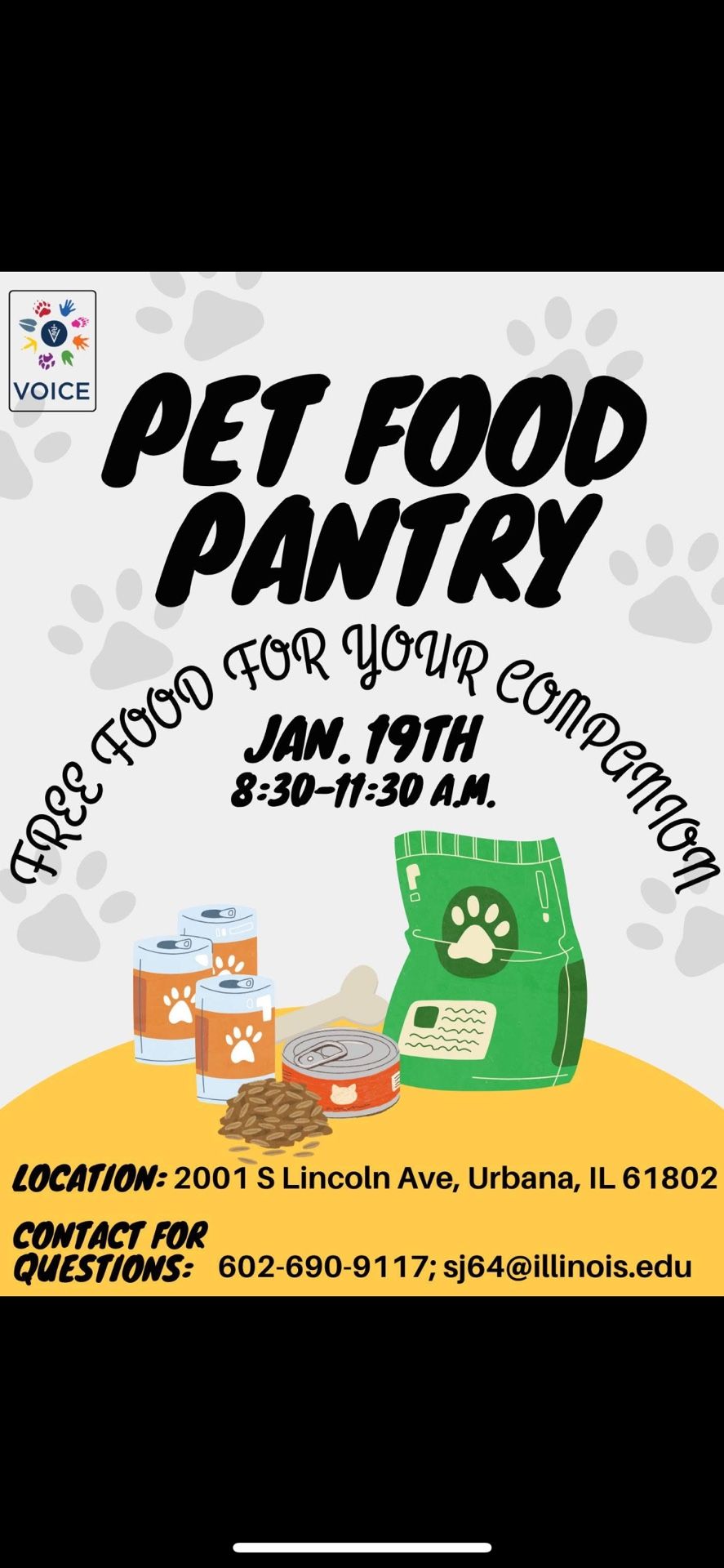 Free Pet Food!