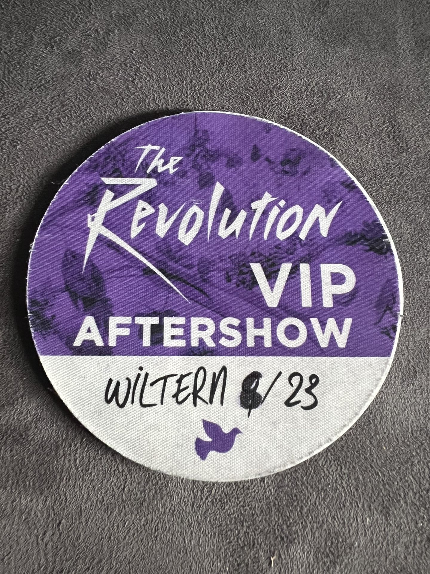 THE REVOLUTION VIP BACKSTAGE SATIN PASS COLLECTIBLE