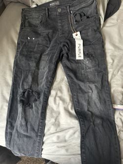 purple jeans