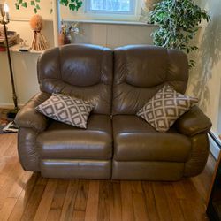 Leather Double Recliner