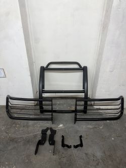 2001 To 2006 Chevy Silverado 1500HD 2500HD 3500HD 2007 Classic Black Front Bumper Grill Guard 