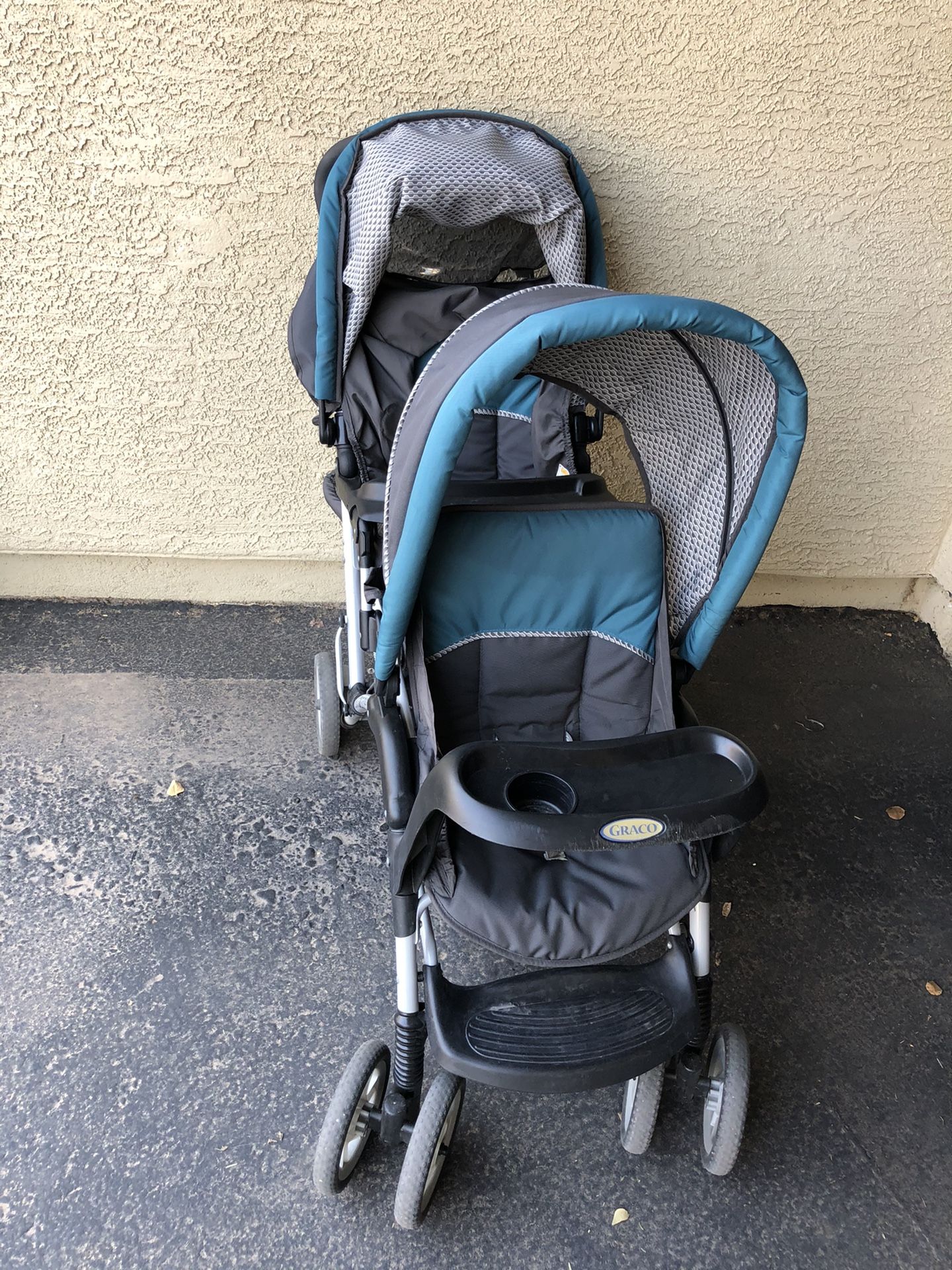 Graco double stroller.