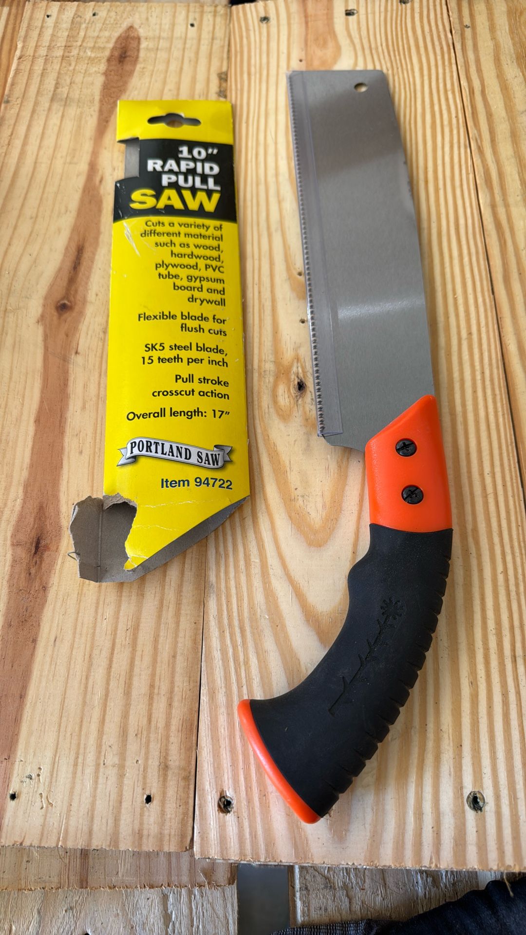 10” Rapid Pull Saw