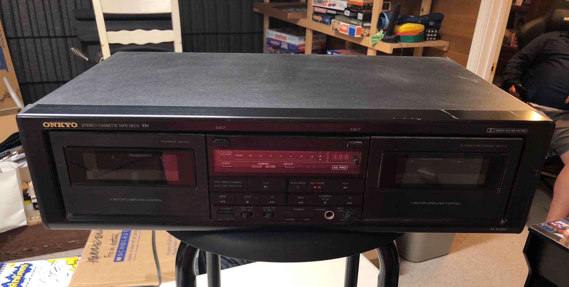 Onkyo tuner, dual cassette deck, Multi disc CD player