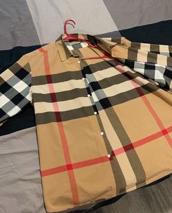 Burberry Slim Fit Check Cotton Shirt – Excellent Condition