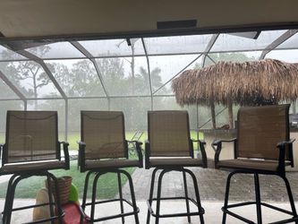 4 outdoor swivel bar stool