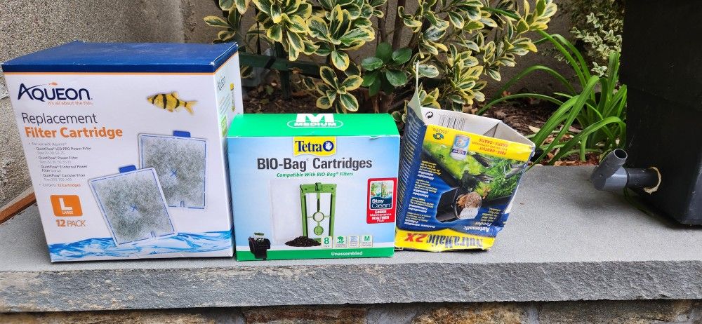 Fish Tank Filters Med. & Large Plus Pumps 