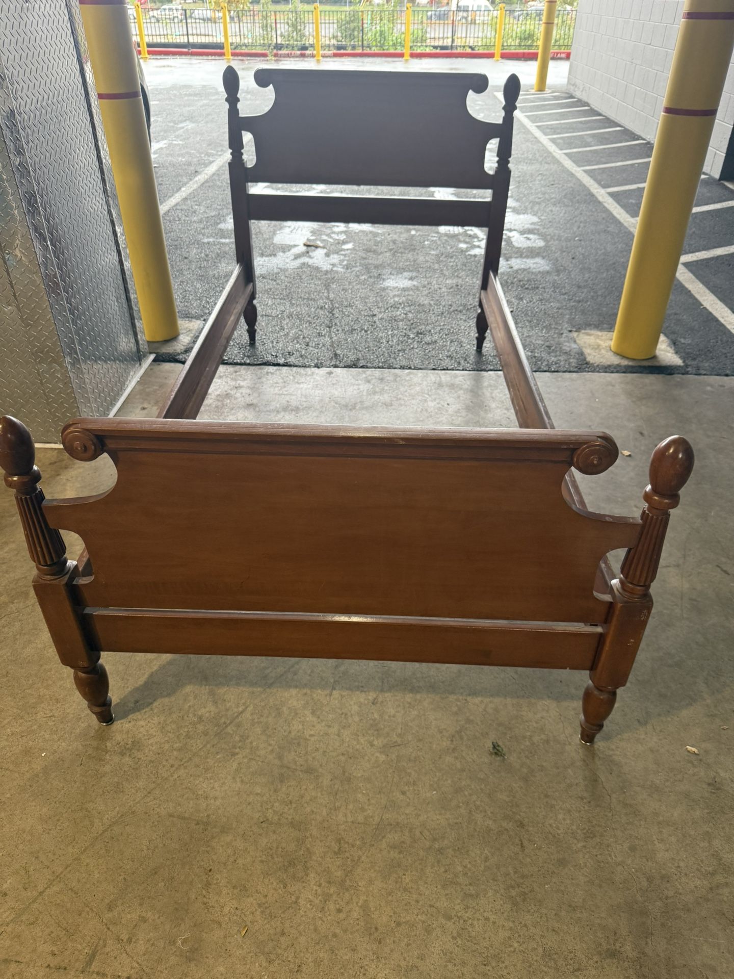 Vintage Solid Maple Twin Bed Frames - 2 Available